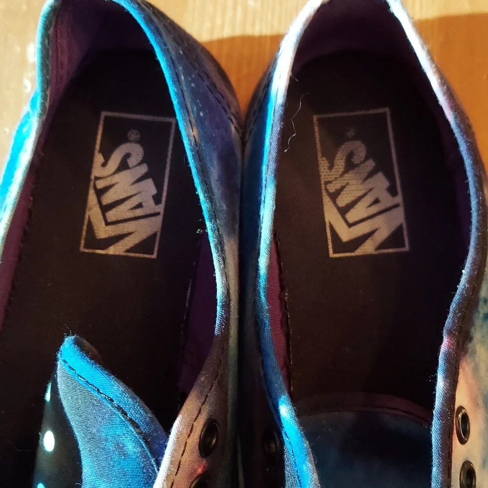 SOLD Galaxy Space Vans! Sz 8 women low top sneakers guc some scuffs adorable! - Picture 8 of 10